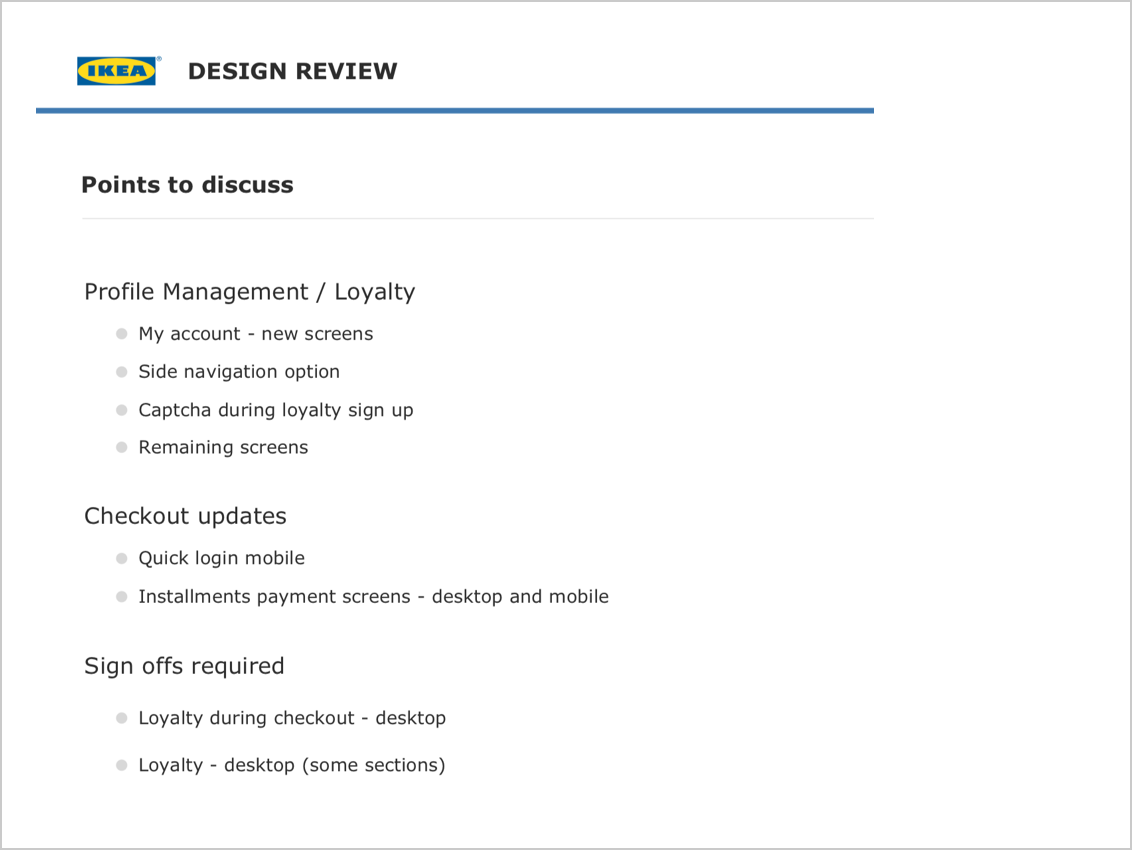 Re-designing IKEA/SA’s Webstore